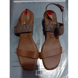 Italian Shoemakers Infamous Women's Sandals Brown Size 10 M